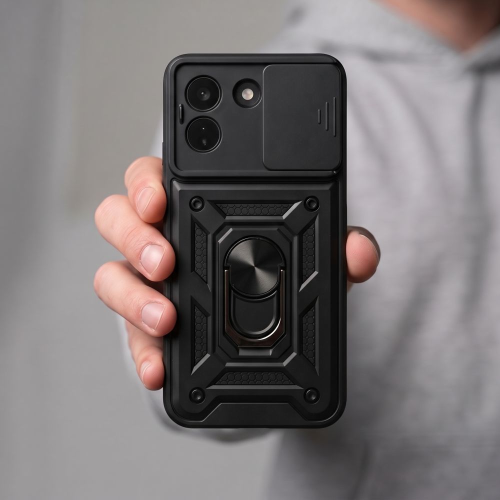 Dėklas Tech-Protect CamShield Pro telefonui Xiaomi Redmi Note 17 Pro Max 5G - juoda -- Xiaomi Redmi Note 17 Pro Max
