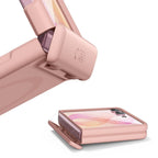 Dėklas Tech-Protect Kevlar Aura MagSafe, skirtas Samsung Galaxy Z Flip 8 - Rožinis -- Samsung Galaxy Z Flip 8