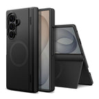Dėklas Tech-Protect Kevlar Aura MagSafe, skirtas Samsung Galaxy Z Fold 8 Ultra - Juodas -- Samsung Galaxy Z Fold 8 Ultra