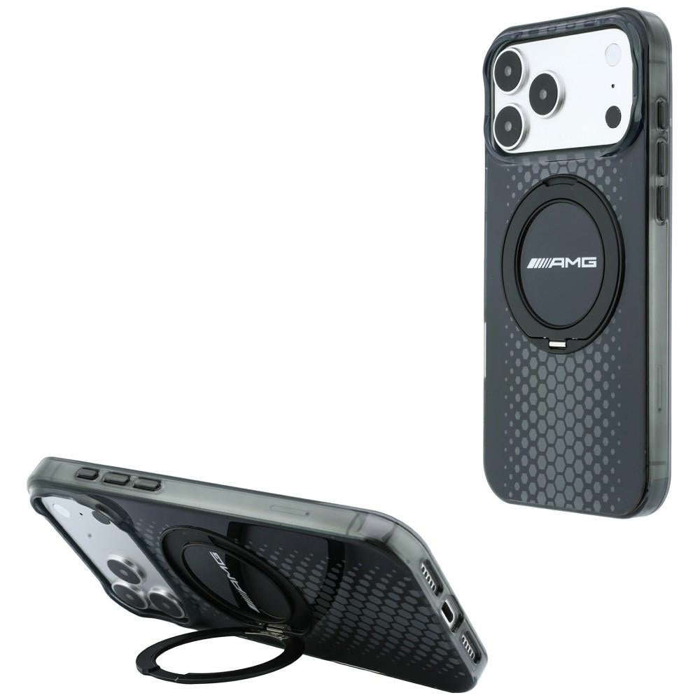 Mercedes AMG IML dvigubo sluoksnio miesto linijos dėklas su žiediniu stovu MagSafe skirtas iPhone 18 Pro Max / 17 Pro Max...