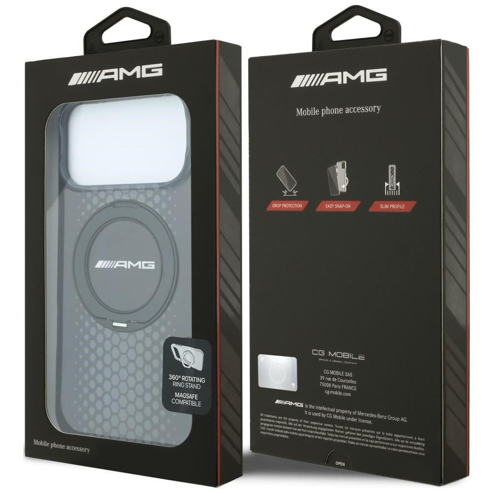 Mercedes AMG IML dvigubo sluoksnio miesto linijos dėklas su žiediniu stovu MagSafe skirtas iPhone 18 Pro Max / 17 Pro Max...