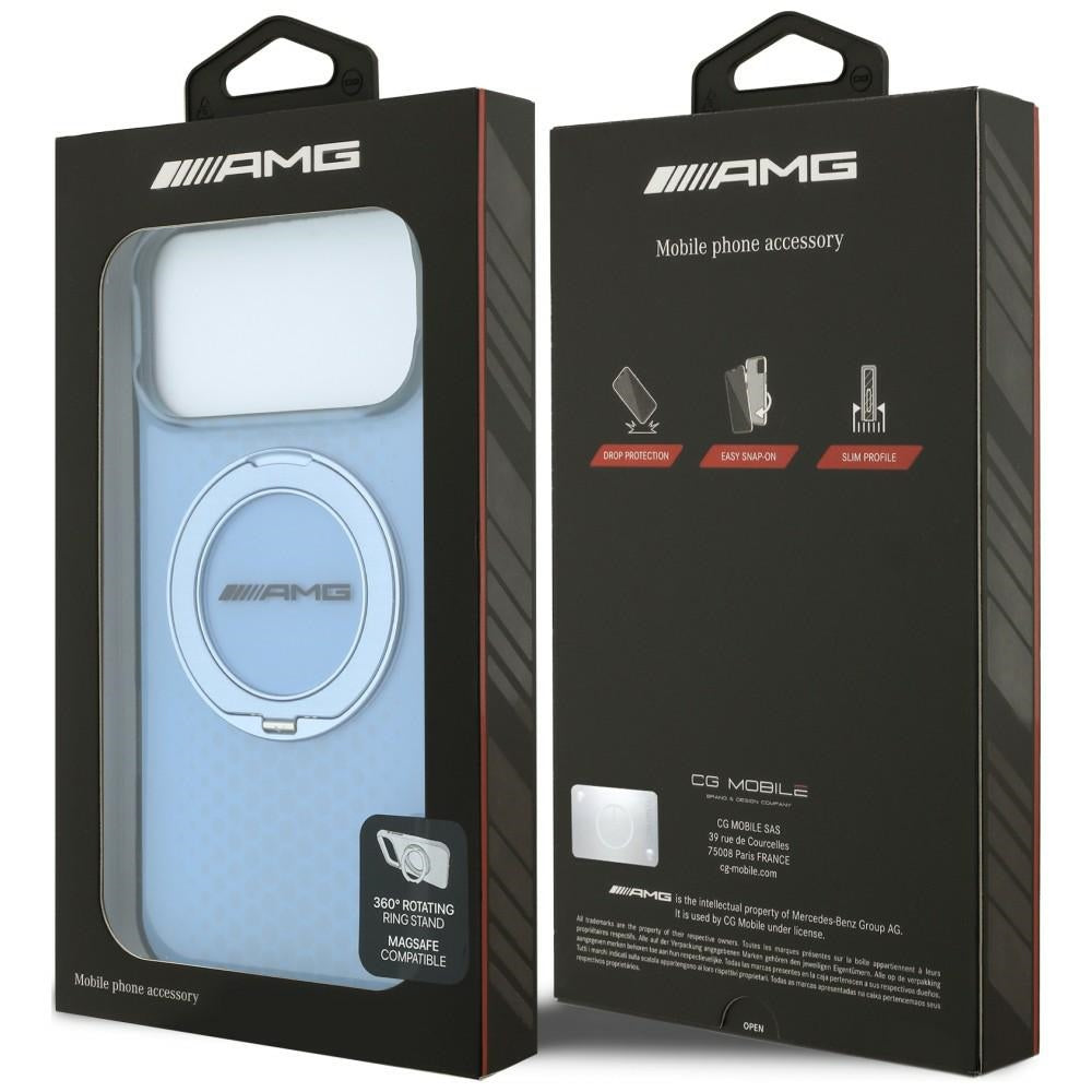 Mercedes AMG IML dvigubo sluoksnio miesto linijos dėklas su žiedo stovu MagSafe skirtas iPhone 18 Pro Max / 17 Pro Max -...