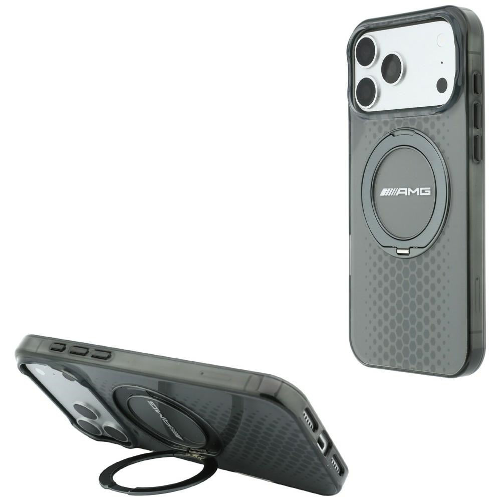 Mercedes AMG IML dvigubo sluoksnio miesto linijos dėklas su žiedo stovu MagSafe skirtas iPhone 18 Pro Max / 17 Pro Max -...