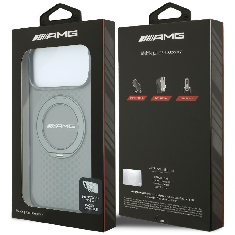 Mercedes AMG IML dvigubo sluoksnio miesto linijos dėklas su žiedo stovu MagSafe skirtas iPhone 18 Pro Max / 17 Pro Max -...