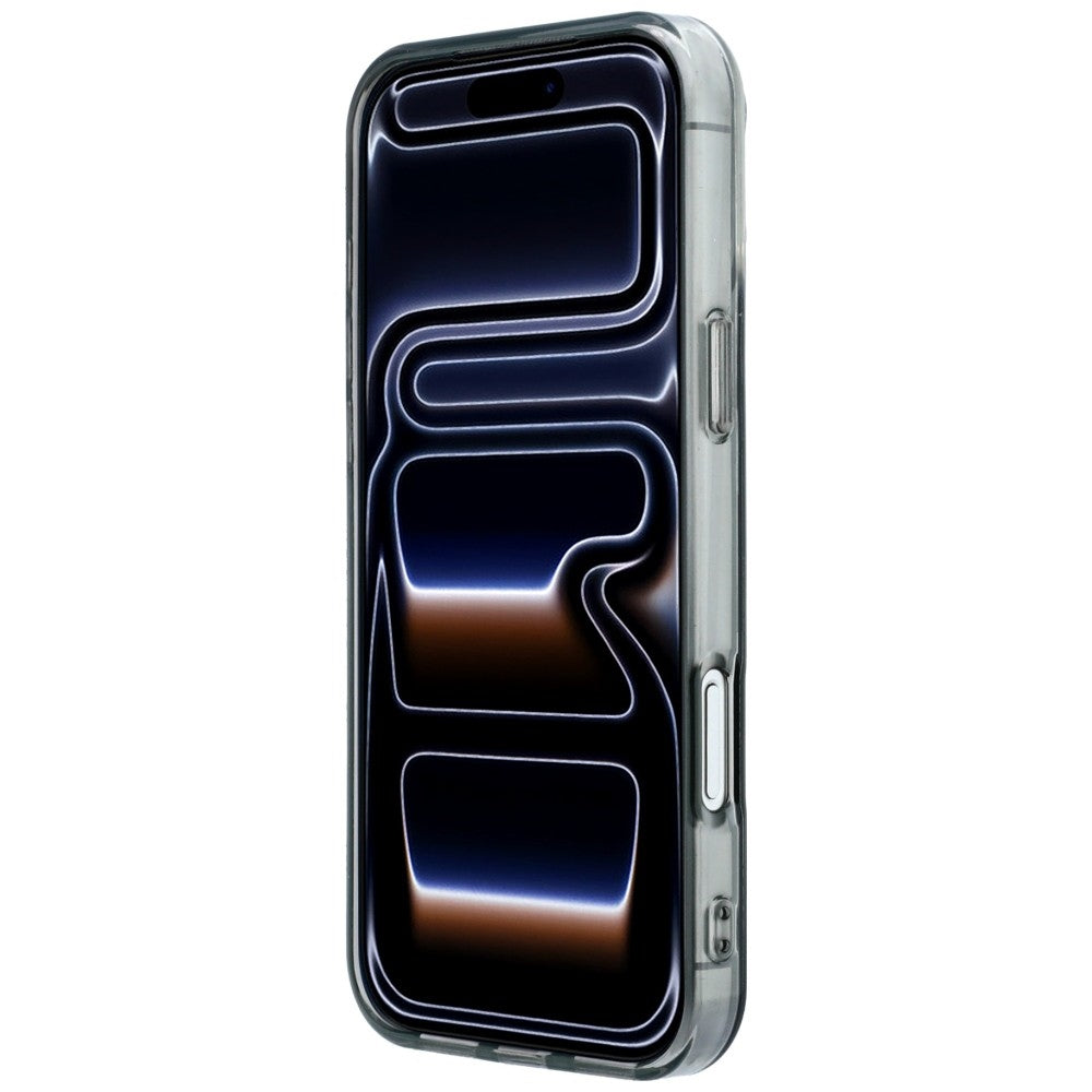 Dėklas iPhone 18 Pro Max / 17 Pro Max - Mercedes AMG IML Transparent Bicolor Block MagSafe, juodas ir pilkas -- iPhone 18...