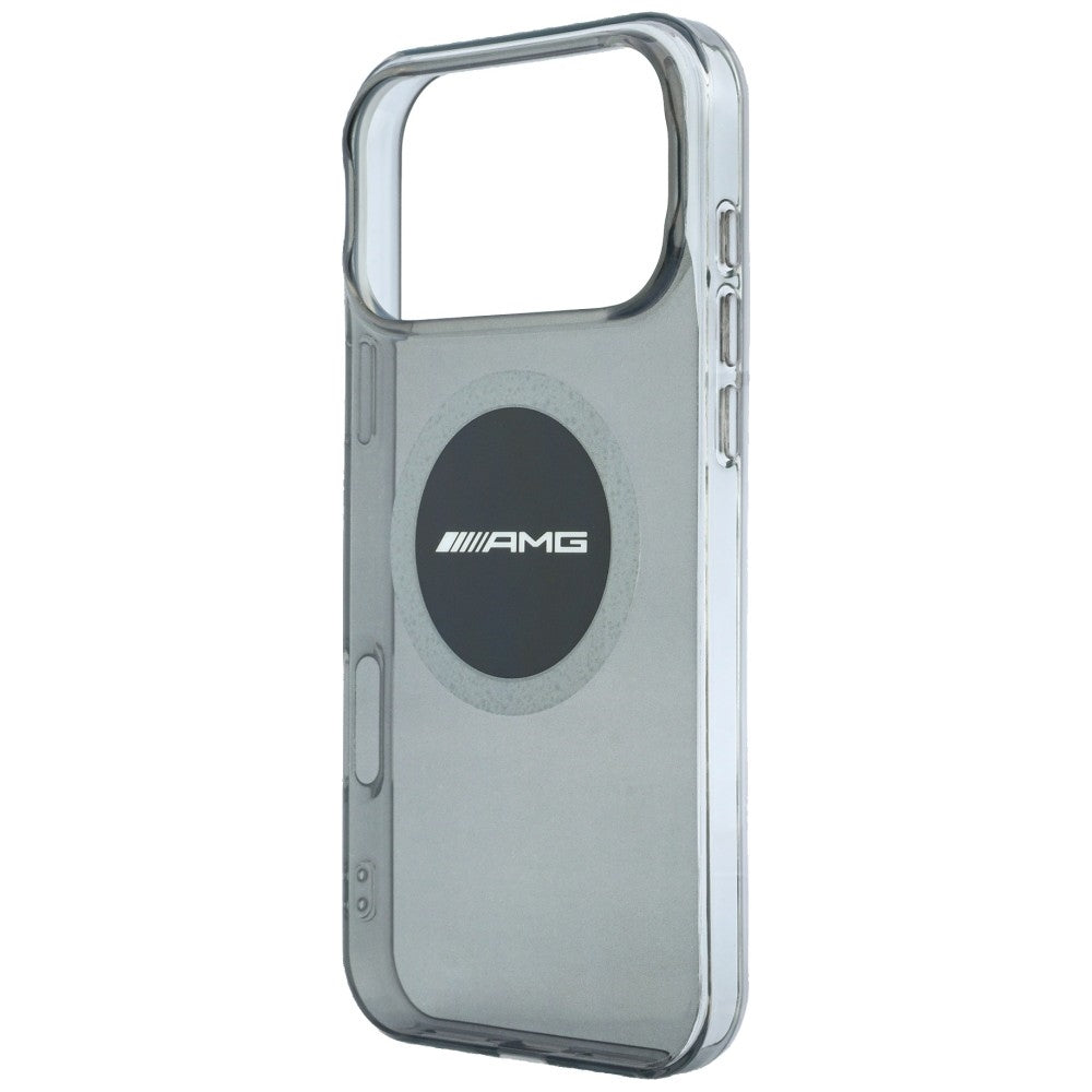 Dėklas iPhone 18 Pro Max / 17 Pro Max - Mercedes AMG IML Transparent Bicolor Block MagSafe, juodas ir pilkas -- iPhone 18...