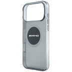 Dėklas iPhone 18 Pro Max / 17 Pro Max - Mercedes AMG IML Transparent Bicolor Block MagSafe, juodas ir pilkas -- iPhone 18...
