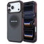 Dėklas Mercedes AMG IML Transparent Bicolor Block MagSafe, skirtas iPhone 18 Pro Max / 17 Pro Max - juodas ir bordo --...