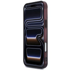 Dėklas Mercedes AMG IML Transparent Bicolor Block MagSafe, skirtas iPhone 18 Pro Max / 17 Pro Max - juodas ir bordo --...