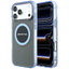 Dėklas Mercedes AMG IML Transparent Bicolor Block MagSafe, skirtas iPhone 18 Pro Max / 17 Pro Max - juodas ir mėlynas --...