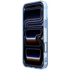 Dėklas Mercedes AMG IML Transparent Bicolor Block MagSafe, skirtas iPhone 18 Pro Max / 17 Pro Max - juodas ir mėlynas --...