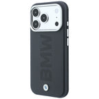Dėklas BMW Sign Centered Deboss MagSafe, skirtas iPhone 18 Pro Max / 17 Pro Max - Pilkas -- iPhone 18 Pro Max / iPhone 17...