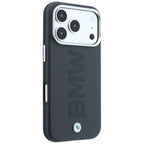 Dėklas BMW Sign Centered Deboss MagSafe, skirtas iPhone 18 Pro Max / 17 Pro Max - Pilkas -- iPhone 18 Pro Max / iPhone 17...
