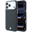 Dėklas BMW Sign Deboss Quilted Metal Logo MagSafe, skirtas iPhone 18 Pro Max / 17 Pro Max - Tamsiai pilkas -- iPhone 18...