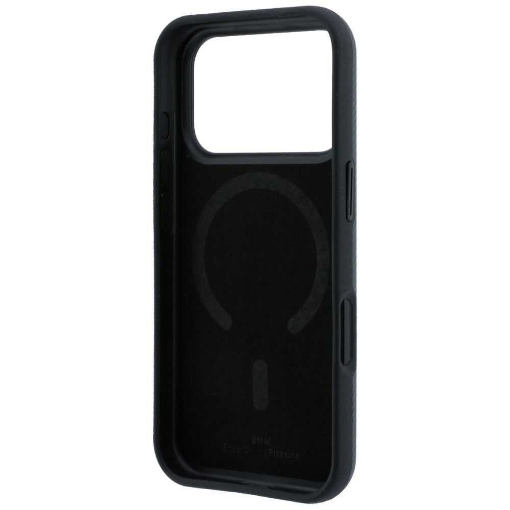 Dėklas BMW Sign Kevlar Metal Logo MagSafe, skirtas iPhone 18 Pro Max / 17 Pro Max - Tamsiai pilkas -- iPhone 18 Pro Max /...