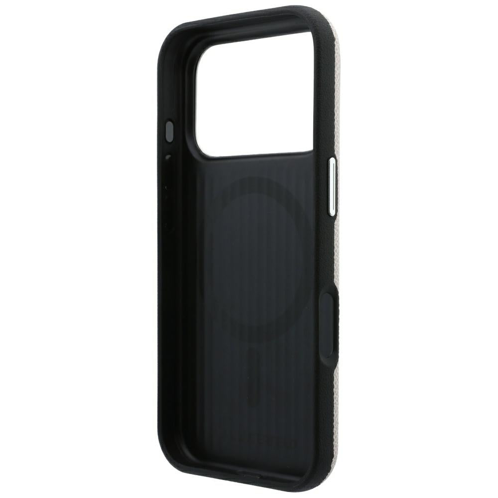 Dėklas Karl Lagerfeld Grained Embossed Ring & Kameo Logo MagSafe telefonams iPhone 18 Pro / 17 Pro - Smėlio -- iPhone 18...