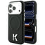 Dėklas Karl Lagerfeld Grained Embossed Ring & Kameo Logo MagSafe telefonams iPhone 18 Pro / 17 Pro - Juoda -- iPhone 18...