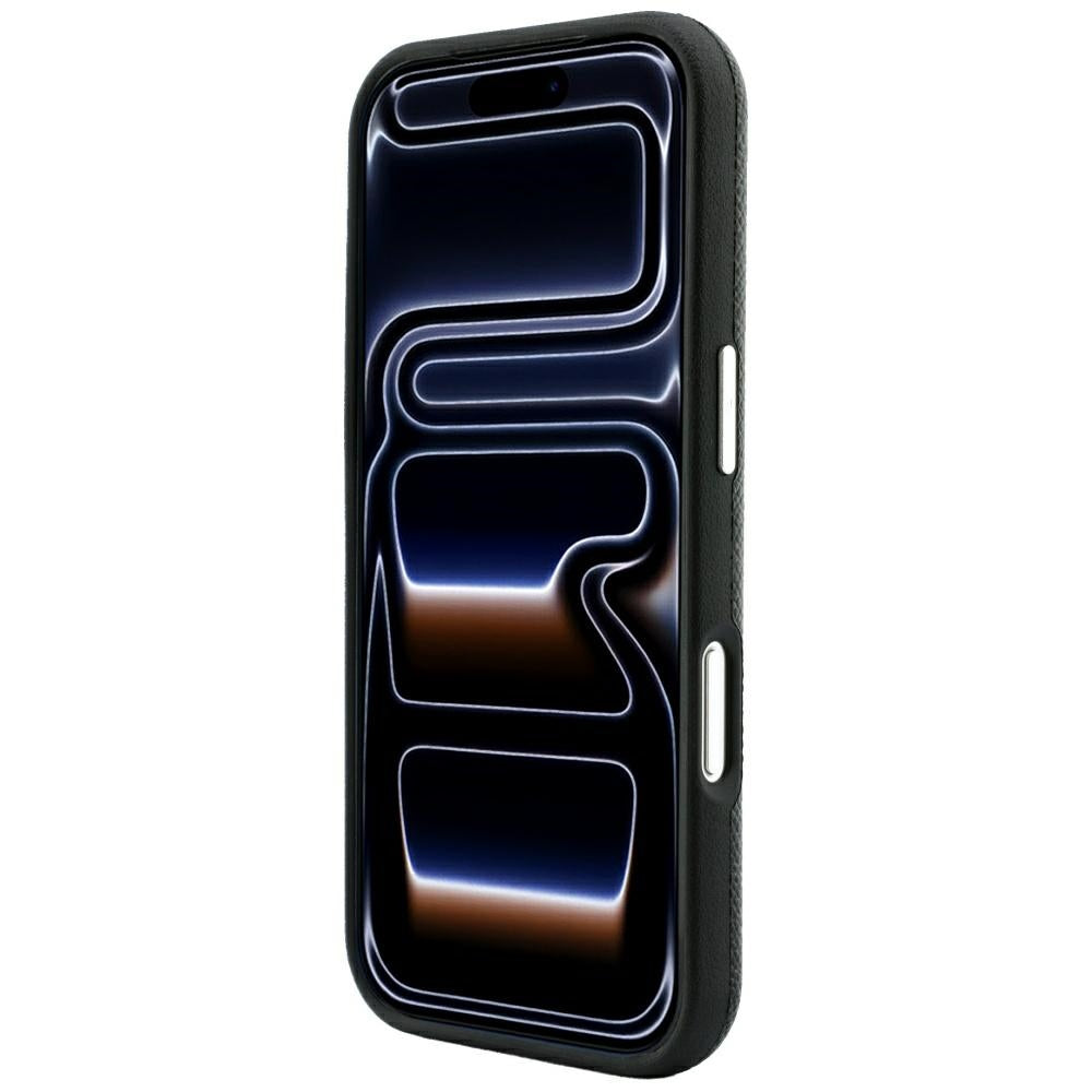 Dėklas Karl Lagerfeld Grained Embossed Ring & Kameo Logo MagSafe telefonams iPhone 18 Pro / 17 Pro - Juoda -- iPhone 18...