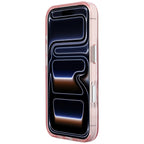 Dėklas Karl Lagerfeld IML Big Signature Resin Metal Frame telefonui iPhone 18 Pro Max / 17 Pro Max - rožinis -- iPhone 18...