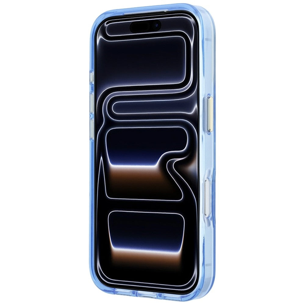 Dėklas Karl Lagerfeld Peekaboo Logo MagSafe telefonui iPhone 18 Pro / 17 Pro - šviesiai mėlynas -- iPhone 18 Pro / iPhone...