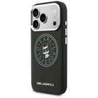 Dėklas Karl Lagerfeld Point & Choupette Sketch MagSafe skirtas iPhone 18 Pro Max / 17 Pro Max - Juodas -- iPhone 18 Pro...