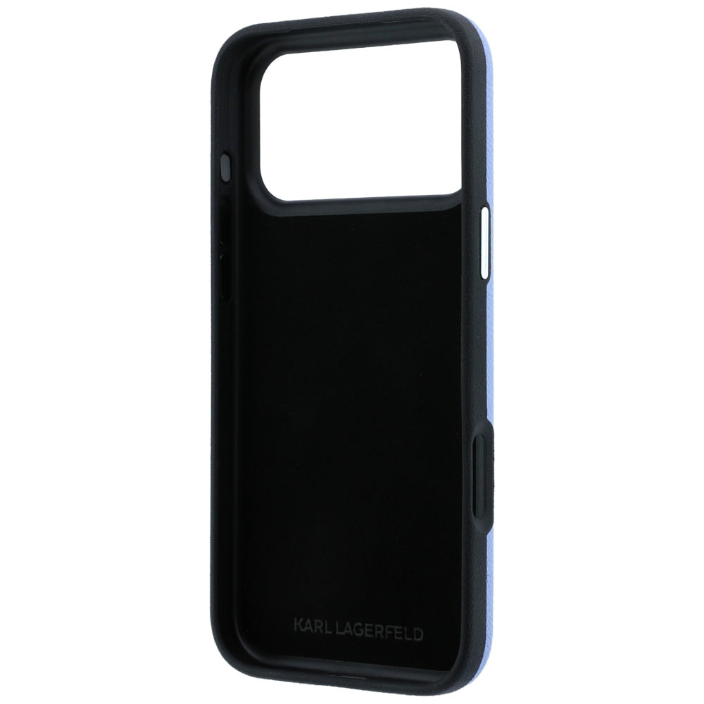 Dėklas Karl Lagerfeld Smooth Big Resin Signature Logo, skirtas iPhone 18 Pro / 17 Pro - Mėlynas -- iPhone 18 Pro / iPhone...