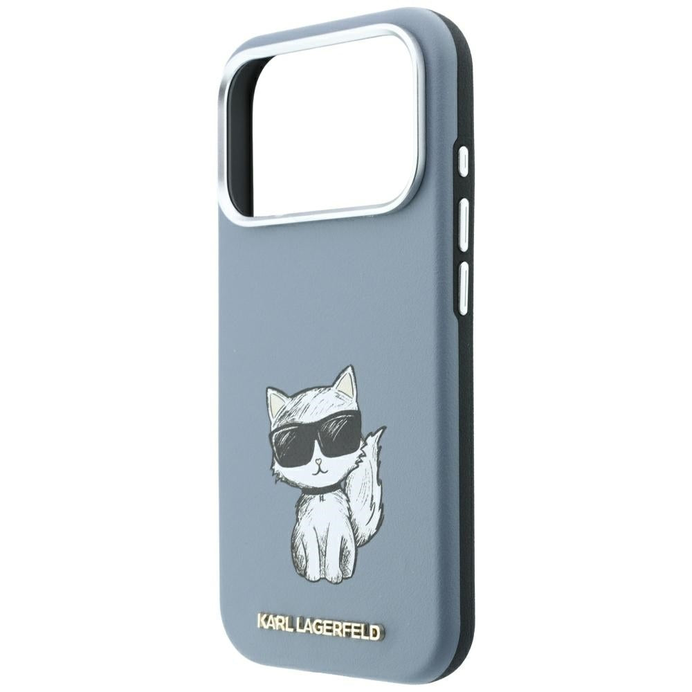 Dėklas Karl Lagerfeld Smooth Choupette Sketch MagSafe, skirtas iPhone 18 Pro Max / 17 Pro Max - Šviesiai mėlyna -- iPhone...