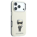 Dėklas Karl Lagerfeld Smooth Ikonik Sketch MagSafe, skirtas iPhone 18 Pro Max / 17 Pro Max - Smėlio -- iPhone 18 Pro Max...