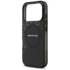Dėklas AMG IML Double Layer Rhombs MagSafe telefonui iPhone 18 Pro / 17 Pro - juodas ir raudonas -- iPhone 18 Pro /...