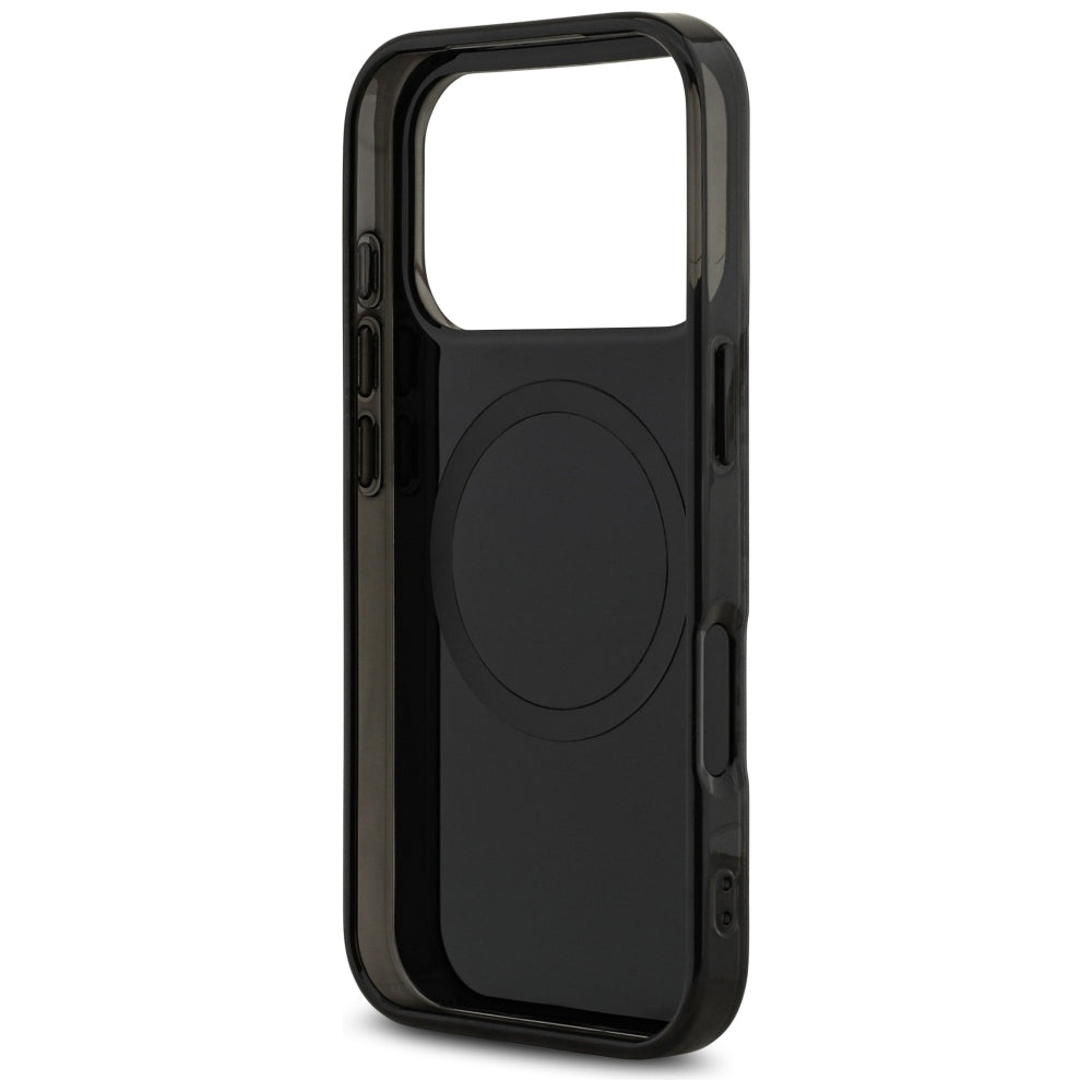Dėklas AMG IML Double Layer Rhombs MagSafe telefonui iPhone 18 Pro / 17 Pro - juodas ir raudonas -- iPhone 18 Pro /...