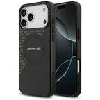 Dėklas AMG IML Double Layer Rhombs MagSafe telefonui iPhone 18 Pro Max / 17 Pro Max - juodas ir raudonas -- iPhone 18 Pro...