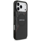 Dėklas AMG IML Double Layer Rhombs MagSafe telefonui iPhone 18 Pro Max / 17 Pro Max - juodas ir raudonas -- iPhone 18 Pro...
