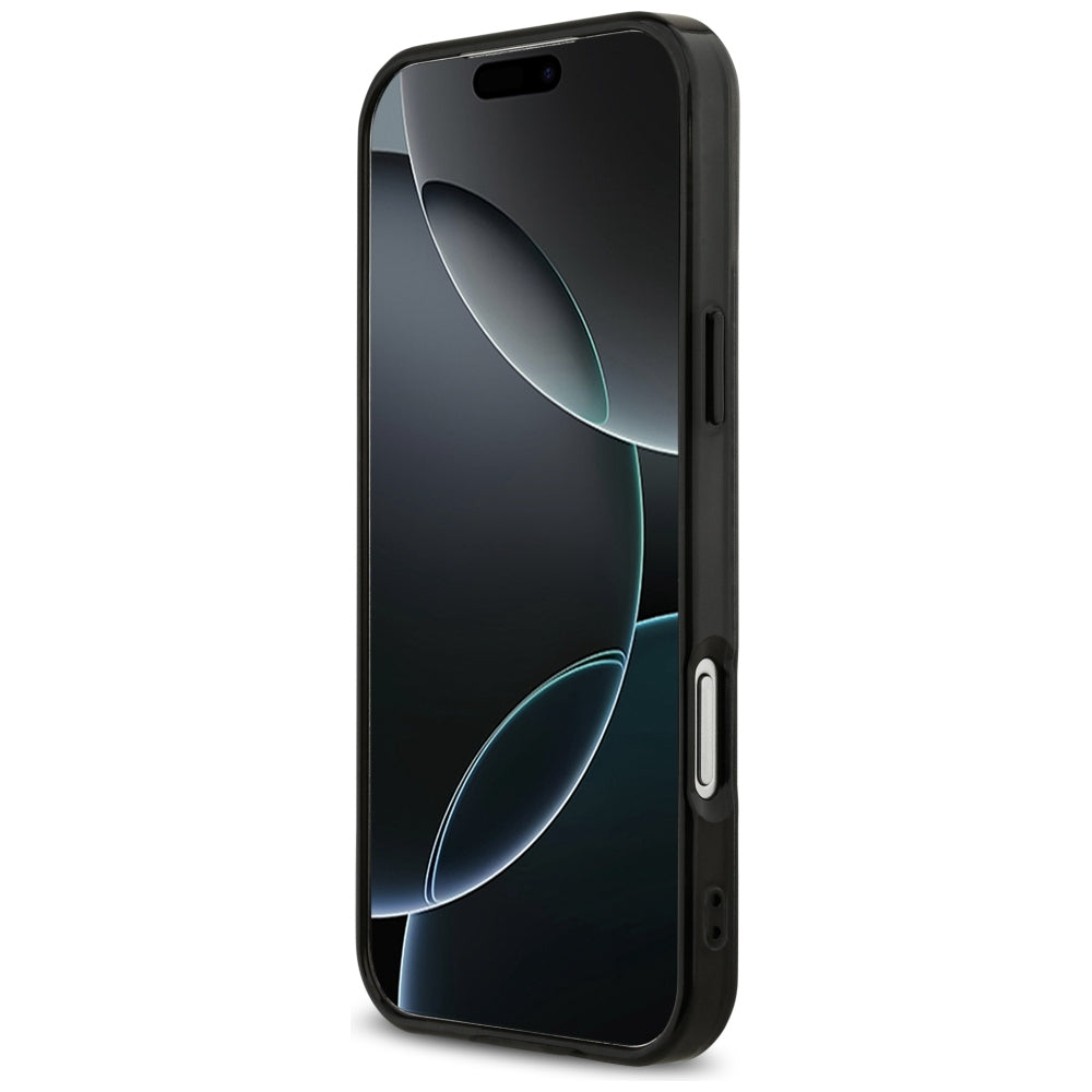 Dėklas AMG IML Double Layer Rhombs MagSafe telefonui iPhone 18 Pro Max / 17 Pro Max - juodas ir raudonas -- iPhone 18 Pro...