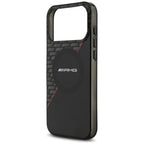 Dėklas AMG IML Double Layer Rhombs MagSafe telefonui iPhone 18 Pro Max / 17 Pro Max - juodas ir raudonas -- iPhone 18 Pro...