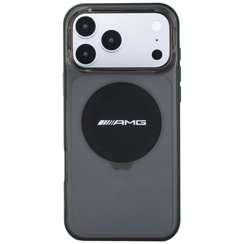 Dėklas Mercedes AMG IML Transparent Bicolor Block MagSafe, skirtas iPhone 18 Pro Max / 17 Pro Max - juodas -- iPhone 18...