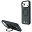 Dėklas BMW Kevlar Ring Stand 360 MagSafe, skirtas iPhone 18 Pro / 17 Pro - Tamsiai pilkas -- iPhone 18 Pro / iPhone 17 Pro