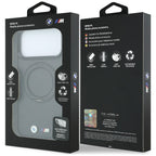 Dėklas BMW Kevlar Ring Stand 360 MagSafe, skirtas iPhone 18 Pro / 17 Pro - Tamsiai pilkas -- iPhone 18 Pro / iPhone 17 Pro