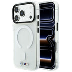 Dėklas BMW M IML Frosted Metal Logo & Trims MagSafe skirtas iPhone 18 Pro / 17 Pro - Skaidrus -- iPhone 18 Pro / iPhone...