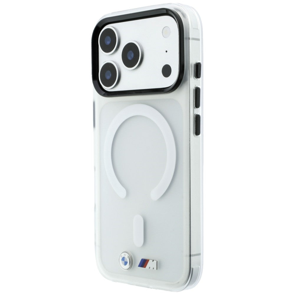 Dėklas BMW M IML Frosted Metal Logo & Trims MagSafe skirtas iPhone 18 Pro / 17 Pro - Skaidrus -- iPhone 18 Pro / iPhone...