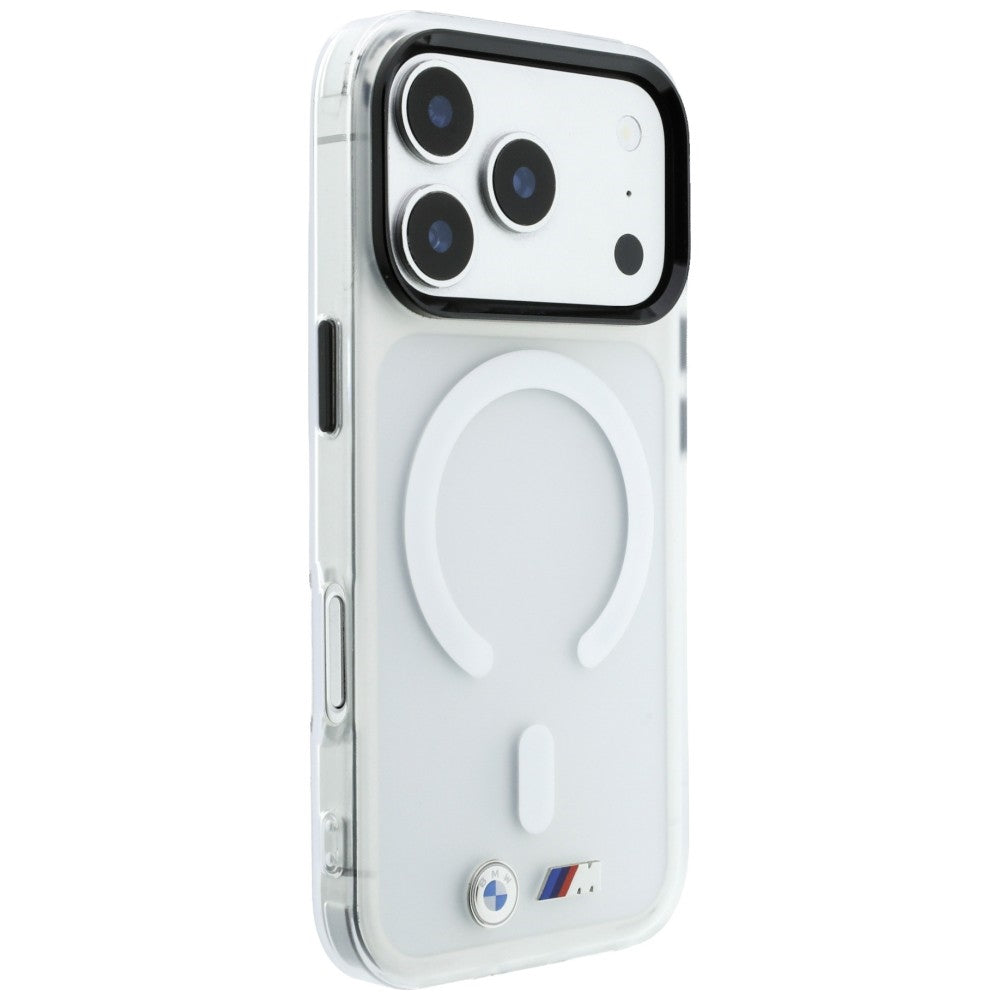 Dėklas BMW M IML Frosted Metal Logo & Trims MagSafe skirtas iPhone 18 Pro / 17 Pro - Skaidrus -- iPhone 18 Pro / iPhone...