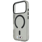Dėklas BMW M IML Frosted Metal Logo & Trims MagSafe skirtas iPhone 18 Pro Max / 17 Pro Max - Juodas -- iPhone 18 Pro Max...