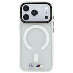 Dėklas BMW M IML Frosted Metal Logo & Trims MagSafe skirtas iPhone 18 Pro Max / 17 Pro Max - Skaidrus -- iPhone 18 Pro...