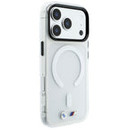 Dėklas BMW M IML Frosted Metal Logo & Trims MagSafe skirtas iPhone 18 Pro Max / 17 Pro Max - Skaidrus -- iPhone 18 Pro...