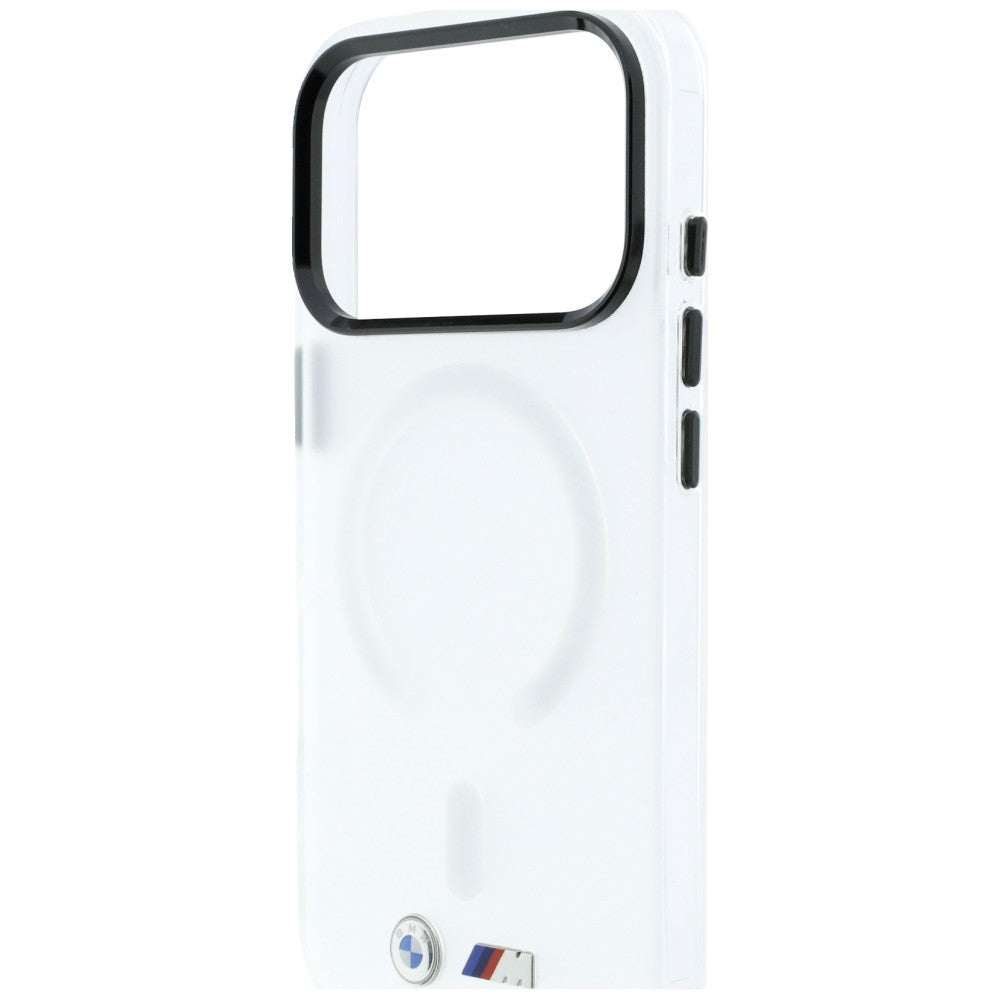 Dėklas BMW M IML Frosted Metal Logo & Trims MagSafe skirtas iPhone 18 Pro Max / 17 Pro Max - Skaidrus -- iPhone 18 Pro...