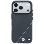 Dėklas BMW M Tire Track with Silver Line MagSafe, skirtas iPhone 18 Pro / 17 Pro - Tamsiai pilkas -- iPhone 18 Pro /...