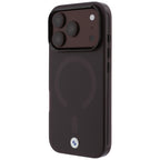 Dėklas BMW Sign Frosted IML & Metal Logo MagSafe, skirtas iPhone 18 Pro / 17 Pro - Bordo -- iPhone 18 Pro / iPhone 17 Pro
