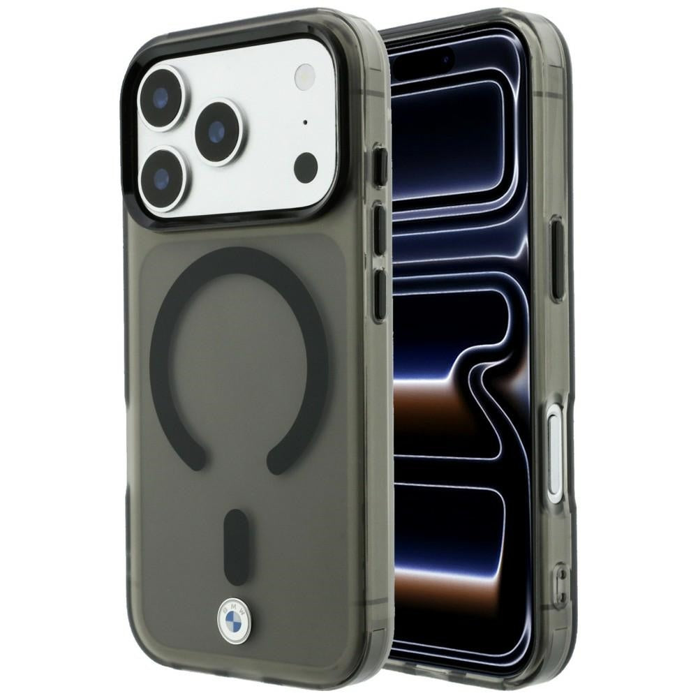 Dėklas BMW M IML Frosted Metal Logo & Trims MagSafe, skirtas iPhone 18 Pro / 17 Pro - Juodas -- iPhone 18 Pro / iPhone 17 Pro