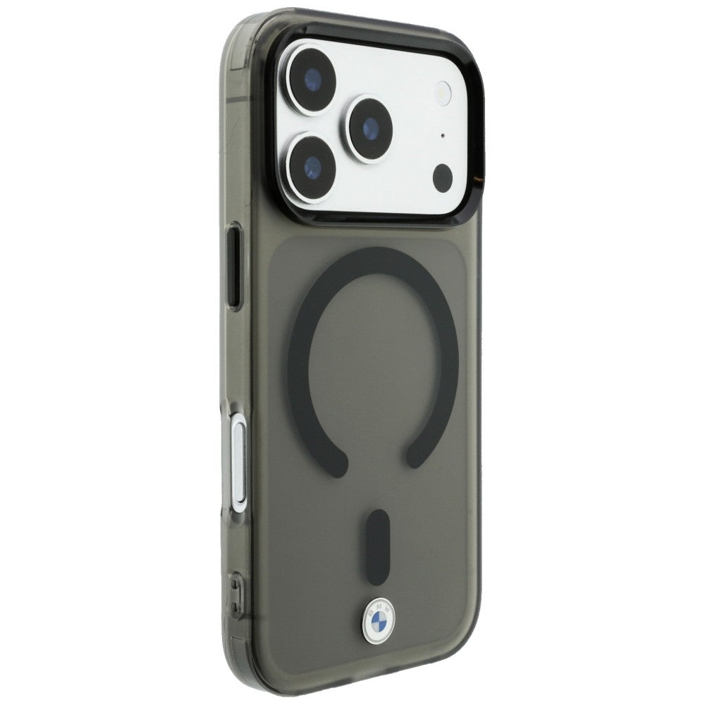 Dėklas BMW M IML Frosted Metal Logo & Trims MagSafe, skirtas iPhone 18 Pro / 17 Pro - Juodas -- iPhone 18 Pro / iPhone 17 Pro