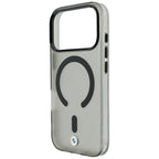 Dėklas BMW M IML Frosted Metal Logo & Trims MagSafe, skirtas iPhone 18 Pro / 17 Pro - Juodas -- iPhone 18 Pro / iPhone 17 Pro