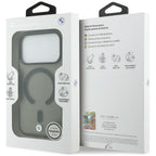 Dėklas BMW M IML Frosted Metal Logo & Trims MagSafe, skirtas iPhone 18 Pro / 17 Pro - Juodas -- iPhone 18 Pro / iPhone 17 Pro